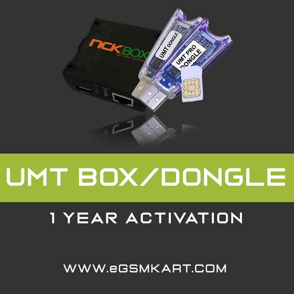 UMT Box-Dongle 1 Year Activation/Renewal