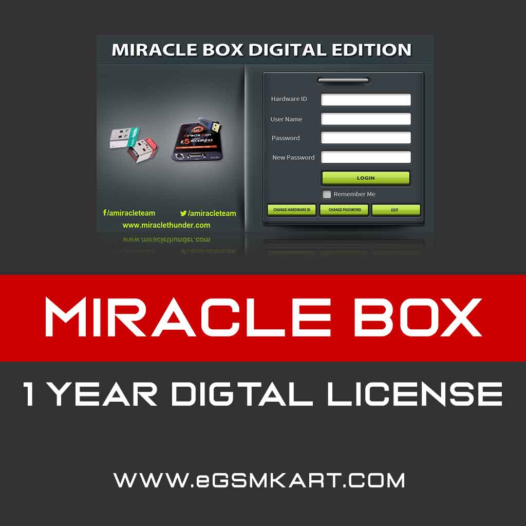 Miracle Box 1 Year Digital License (Login Edition) + Miracle Power Tool Free